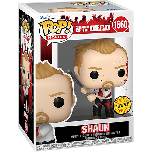 Funko POP! Movies Shaun of the Dead Vinyl Figure - SHAUN [Bloody] #1660 *CHASE*