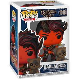 Funko POP! Games Baldur's Gate Vinyl Figure - KARLACH WITH CLIVE #1018