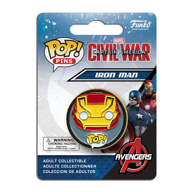 Funko POP! Pin - Captain America: Civil War - IRON MAN (1.25 inch)