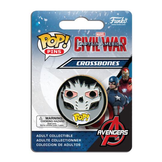 Buy Pop! Captain America with Pin at Funko.