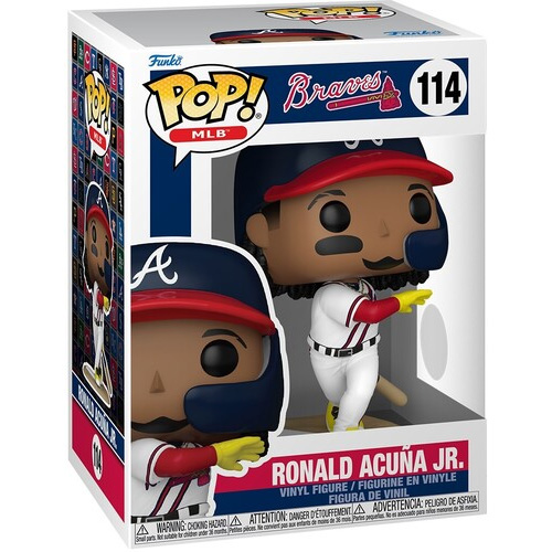 Funko POP! MLB Wave 8 Vinyl Figure - RONALD ACUNA JR (Atlanta Braves) #114