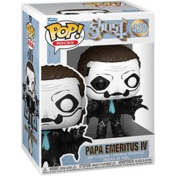 Funko POP! Rocks - Ghost Vinyl Figure - PAPA EMERITUS IV [Bat Jacket] # 428