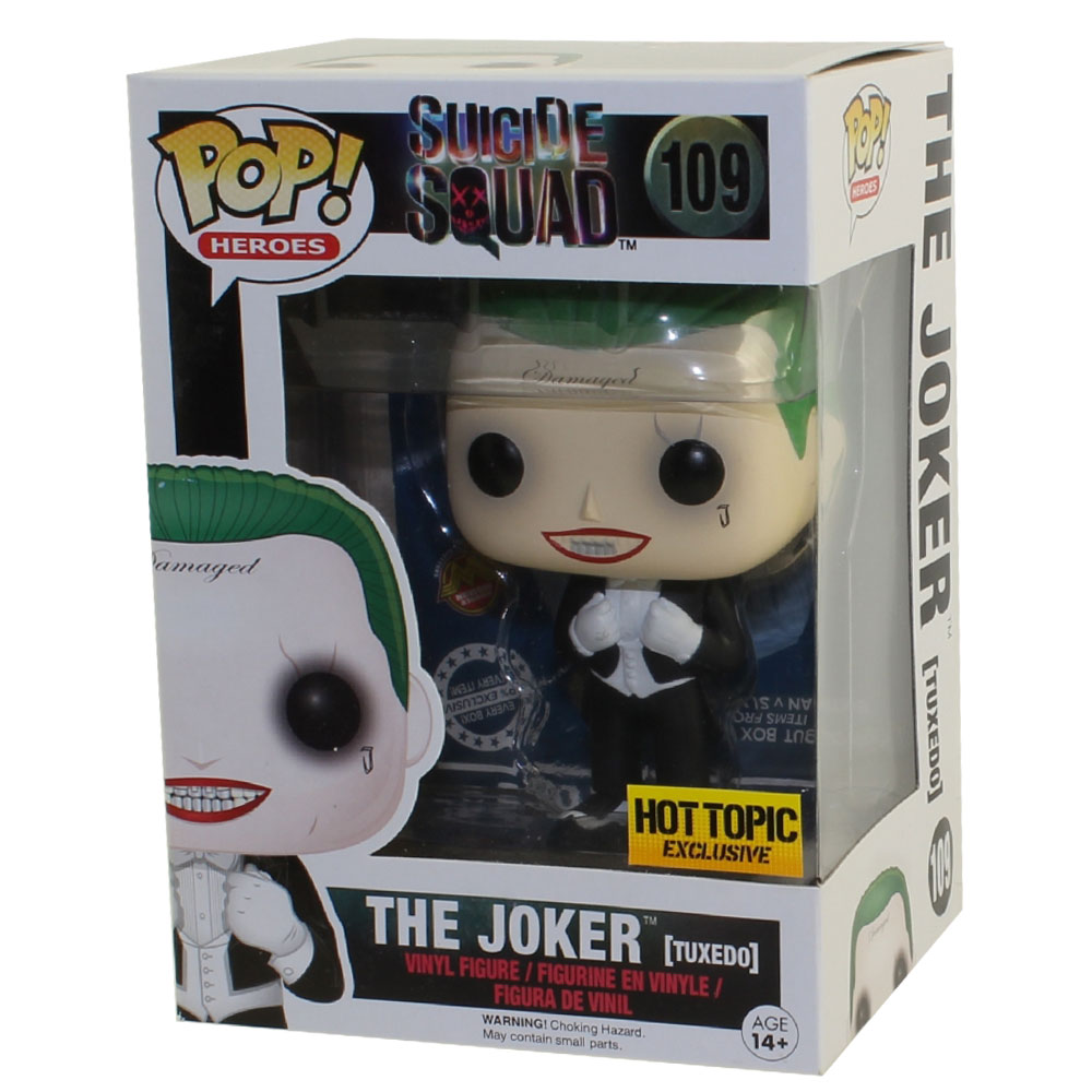 Funko POP! Suicide Squad - Vinyl Figure - THE JOKER (Tuxedo) *Hot Topic Exclusive*