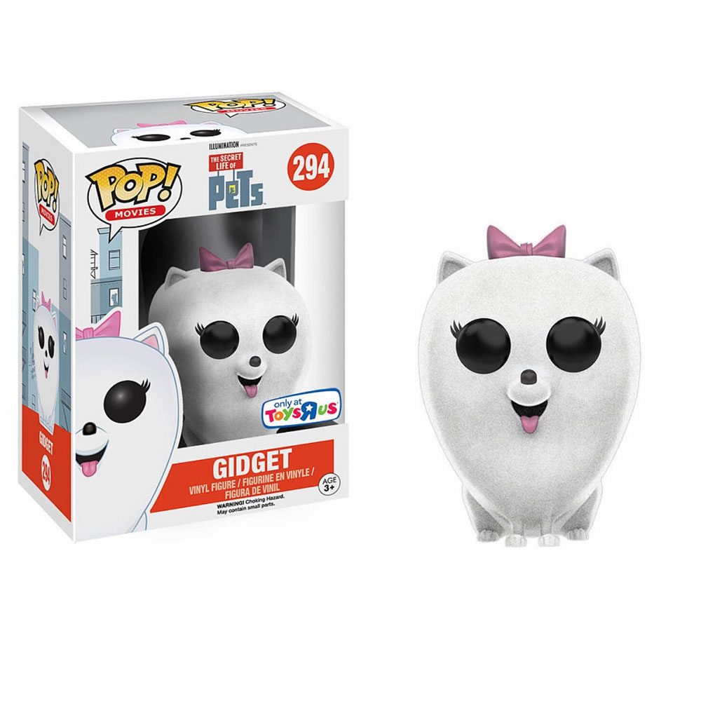 Funko POP! The Secret Life of Pets - Vinyl Figure - GIDGET (Flocked) *Exclusive*