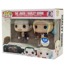 Funko POP! Suicide Squad - Vinyl Figures - THE JOKER & HARLEY QUINN (Metallic 2-Pack) *Exclusive* Funko POP! Suicide Squad - Vinyl Figures - THE JOKER & HARLEY QUINN (Metallic 2-Pack) *Exclusive*