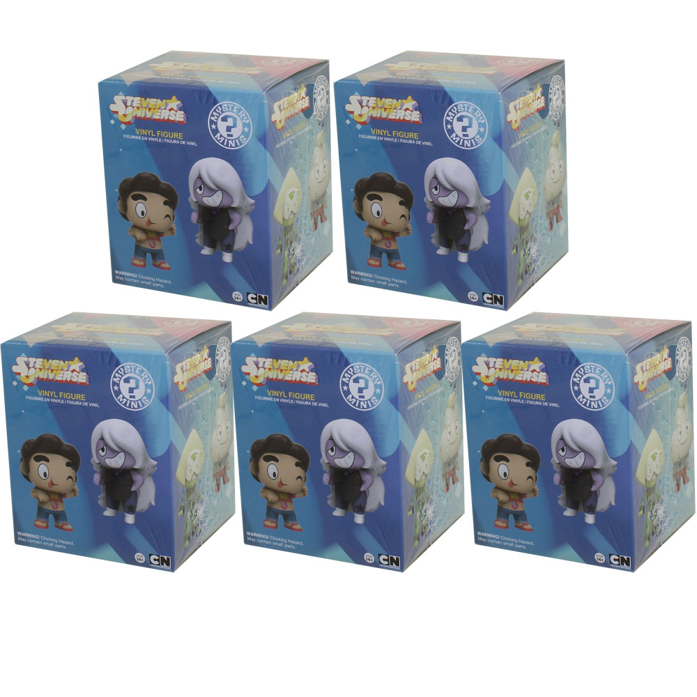 Funko Mystery Minis Vinyl Figure - Steven Universe - Blind Packs (5 Pack Lot)