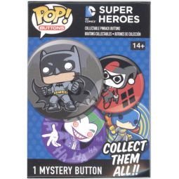Funko Collectible Pinback Buttons - DC Comics - PACK (1 Mystery Pin)