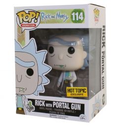 Funko POP! Animation - Rick and Morty - RICK with Portal Gun (4 inch) *Hot Topic Exclusive*