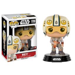 Funko POP! Star Wars The Force Awakens - Vinyl Bobble-Head - REY #119 *Game Stop Exclusive*