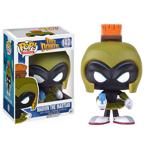 Funko POP! Animation - Duck Dodgers Vinyl Figure - MARVIN THE MARTIAN #143