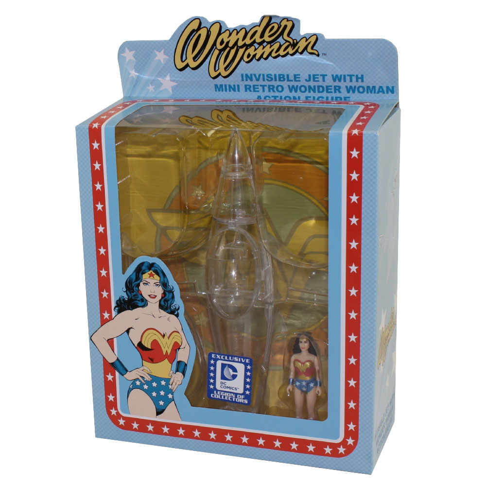 Funko Action Figure - DC Comics Legion of Collectors - MINI WONDER WOMAN with Invisible Jet *Excl*