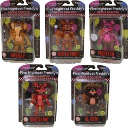 Funko Action Figures - Five Nights at Freddy's Pizzeria Simulator S2 - SET OF 5 (Glow)