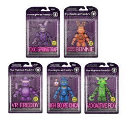 Funko Action Figures - Five Nights at Freddy's: Special Delivery - SET OF 5 (Glow in Dark)(5 inch)
