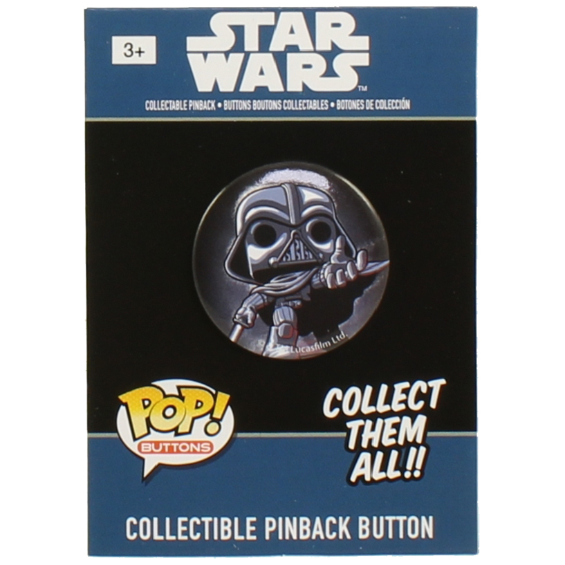 Funko Collectible Pinback Buttons - Classic Star Wars - DARTH VADER
