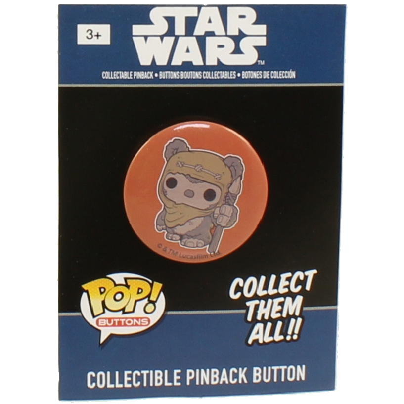 Funko Collectible Pinback Buttons - Classic Star Wars - WICKET