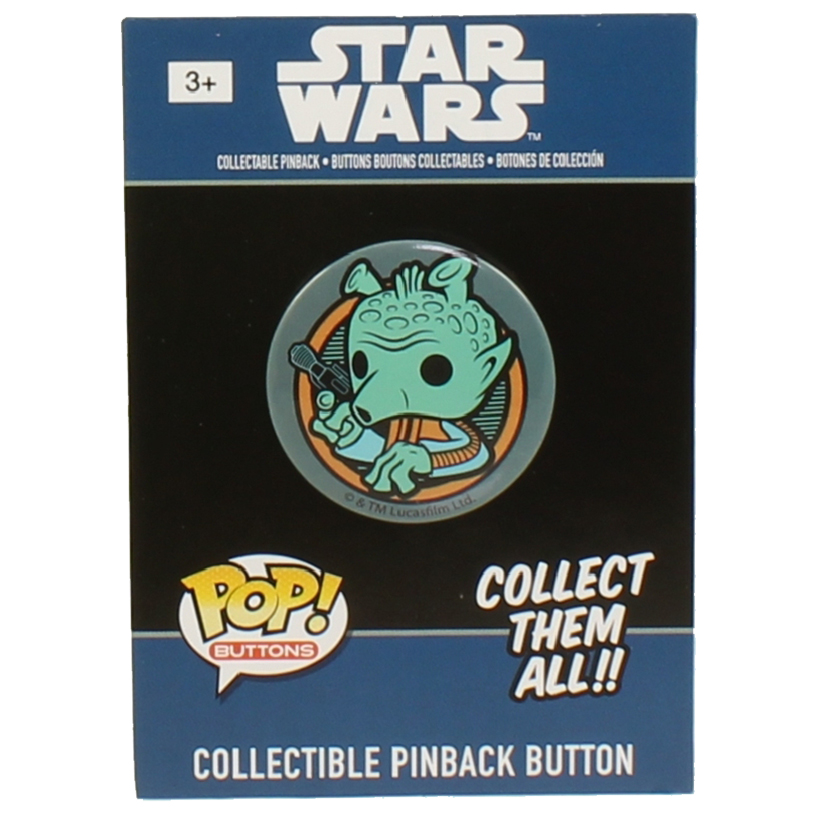 Funko Collectible Pinback Buttons - Classic Star Wars - GREEDO
