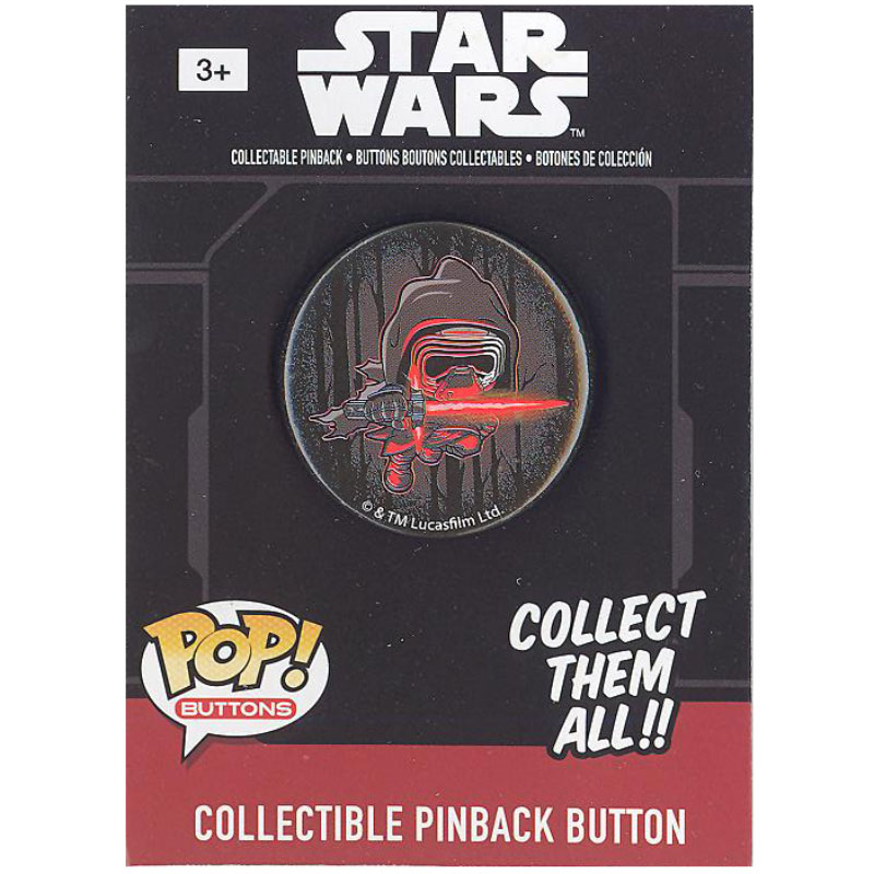Funko Collectible Pinback Buttons - Star Wars Episode 7 - KYLO REN (Running) (1.25 inch)
