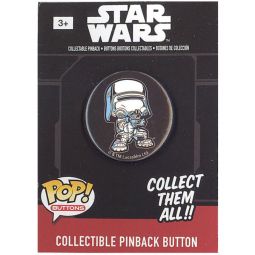 Funko Collectible Pinback Buttons - Star Wars Episode 7 - FIRST ORDER SNOWTROOPER (1.25 inch)