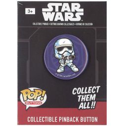 Funko Collectible Pinback Buttons - Star Wars Episode 7 - FIRST ORDER STORMTROOPER (1.25 inch)