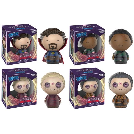 Funko Dorbz Vinyl Figures Doctor Strange Set Of 4 Zealot Kaecilius Mordo Dr Strange - 