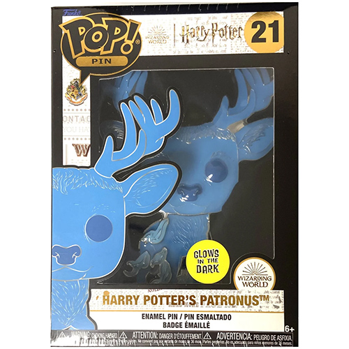 Funko POP! Harry Potter S3 Enamel Pin - HARRY POTTER'S PATRONUS (Glow in Dark) #21