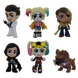 Funko Mystery Minis Vinyl Figures - Birds of Prey - SET OF 6 (2 Harley, Huntress, Bruce, Roman +1)
