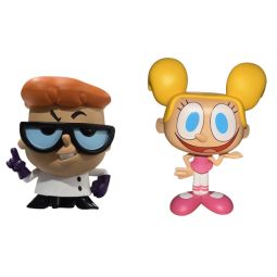 Funko Mystery Minis Figures - Cartoon Network - SET OF 2 DEXTER'S LABORATORY [Dexter & Dee Dee]