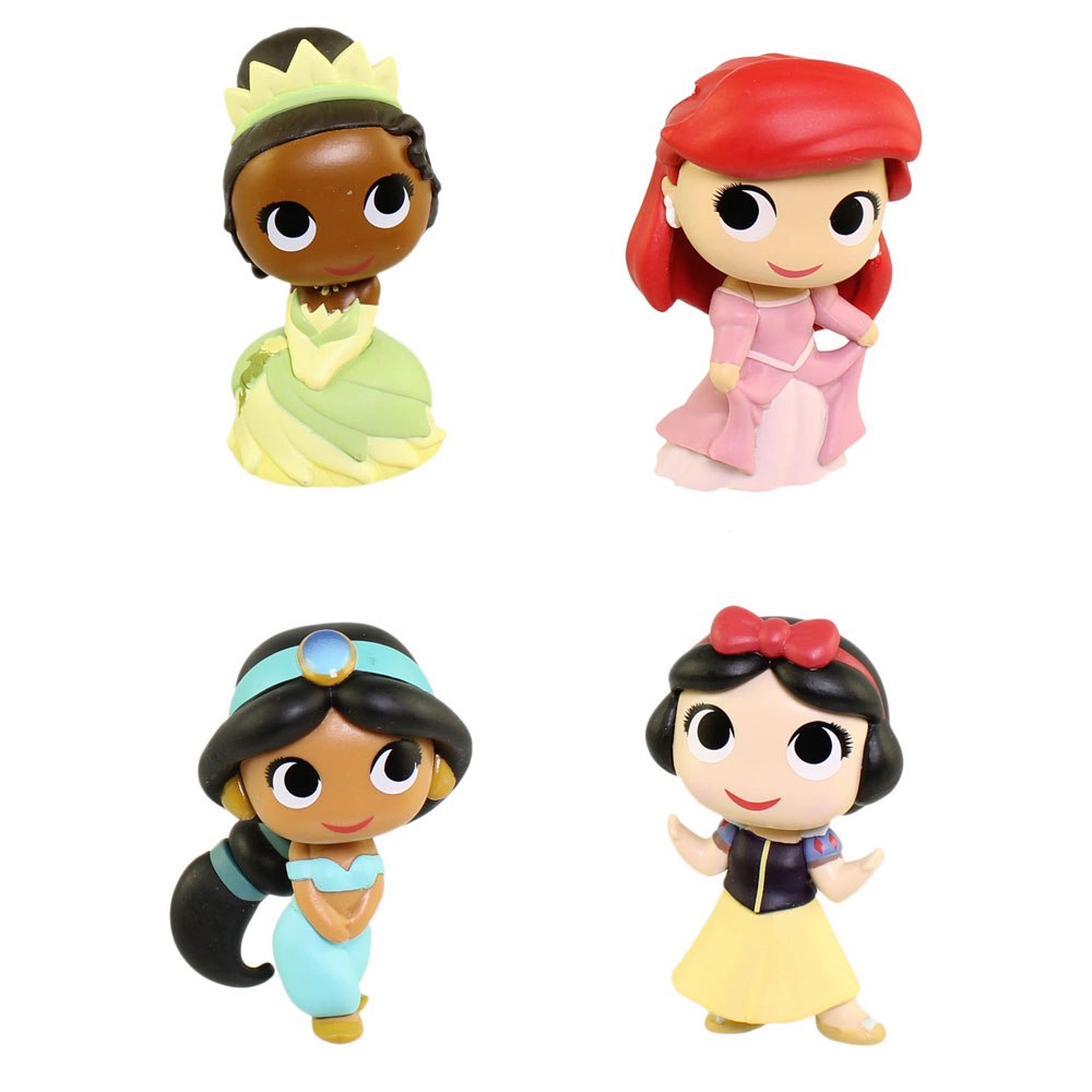 Funko Mystery Minis Vinyl Figure - Disney Princesses - SET OF 4 (Snow White, Jasmine, Tiana & Ariel)