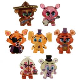 Funko Mystery Minis Figures - Five Nights at Freddys Pizza Sim S2 (Glow in Dark) - SET OF 7