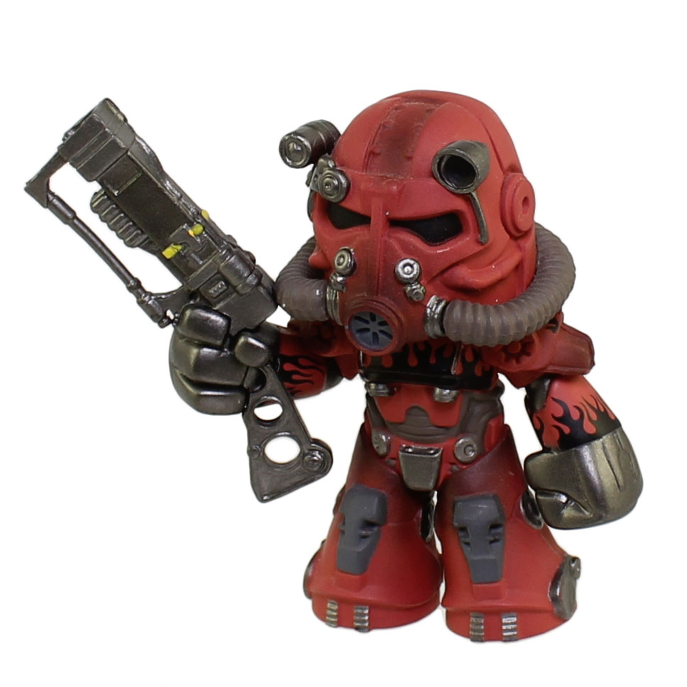 Funko Mystery Minis Vinyl Figure - Fallout 4 - POWER ARMOR (Red Flame) *GameStop Exclusive*