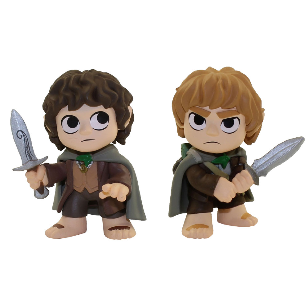 Funko Mystery Minis Vinyl Figures - Lord of the Rings - SET OF 2 HOBBITS (Frodo & Sam)