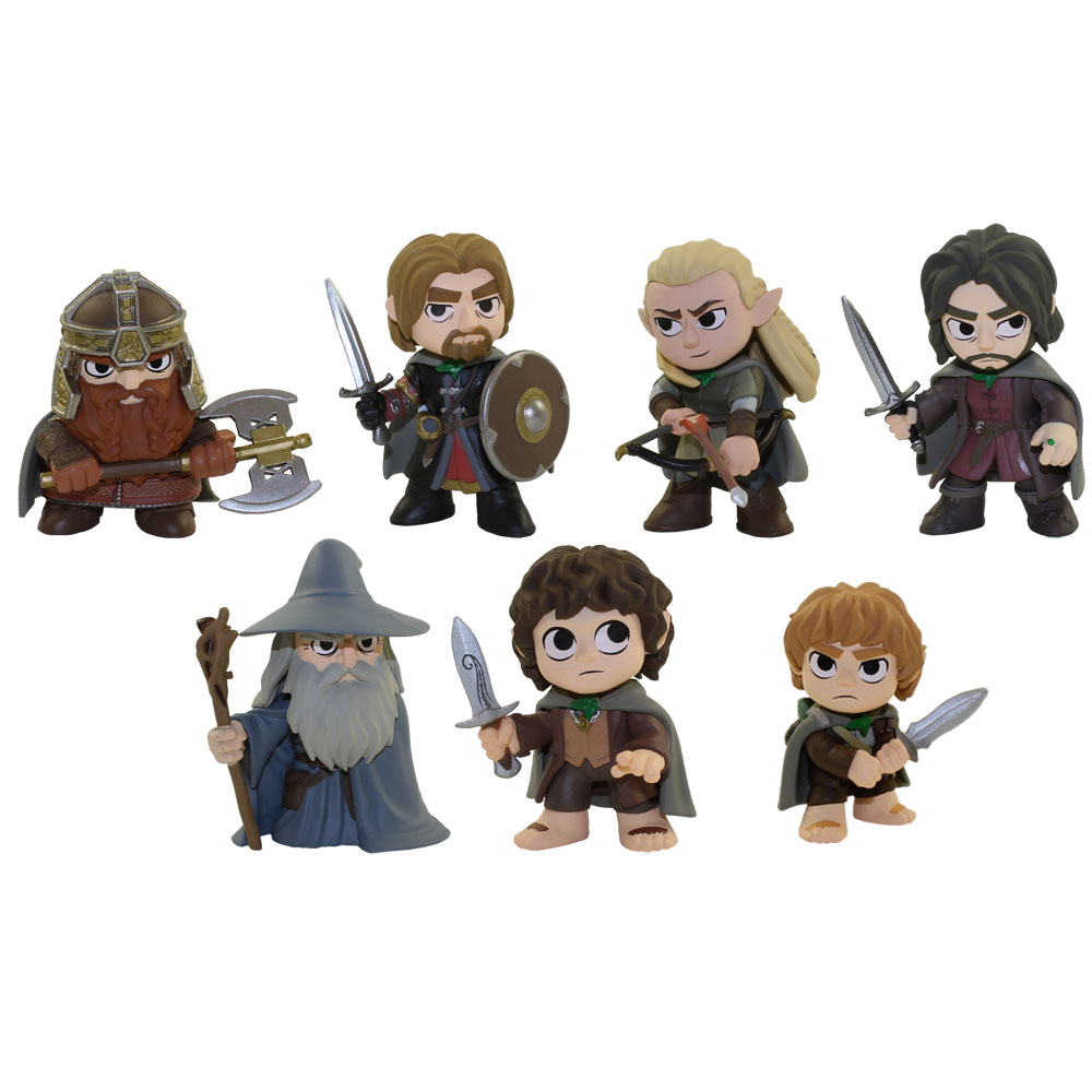 Funko Mystery Minis Vinyl Figures - Lord of the Rings - SET OF 7 BASE FIGURES