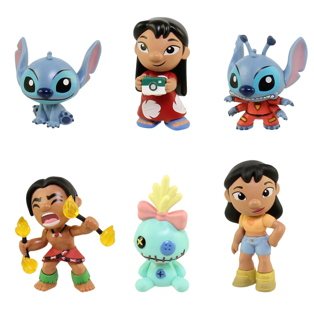 Funko Mystery Minis Figure - Disney's Lilo & Stitch - SET OF 6 (Scrump, David, Nani, Stitch 626 +2)