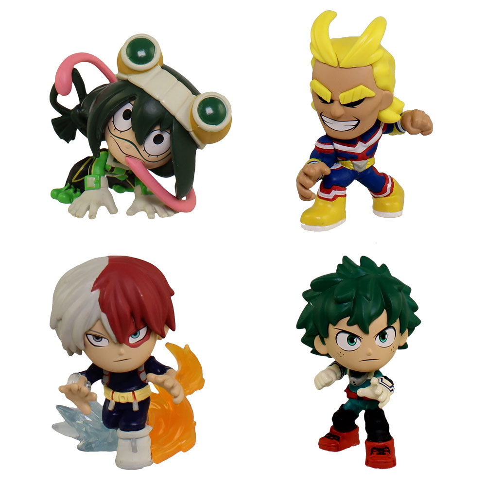 Funko Mystery Minis Vinyl Figures - My Hero Academia S1 - SET OF 4 (All Might, Deku, Shoto +1) 1/6