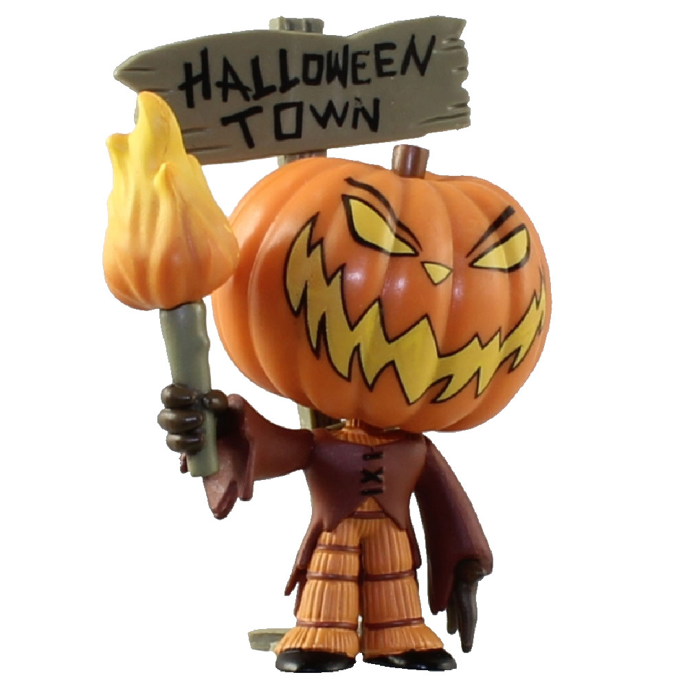 Funko Mystery Minis Vinyl Figure - Nightmare Before Christmas S2 - PUMPKIN KING with Sign