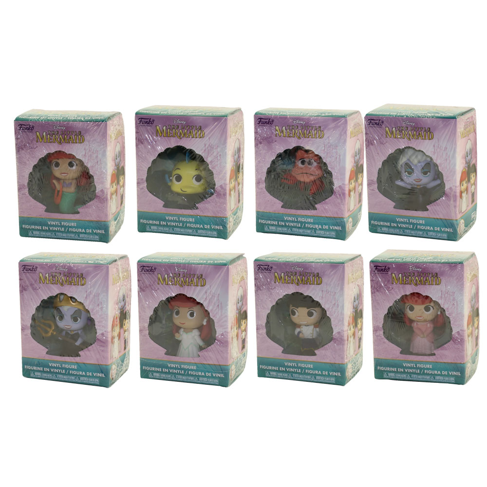 Funko Mini Vinyl Figures - Disney's The Little Mermaid - COMPLETE SET OF 8 CHARACTERS