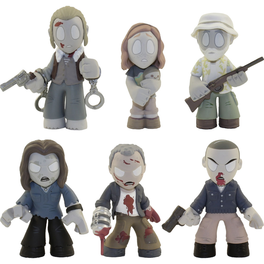 Funko Mystery Minis Vinyl Figures - The Walking Dead In Memoriam - SET OF 6 BASE FIGURES