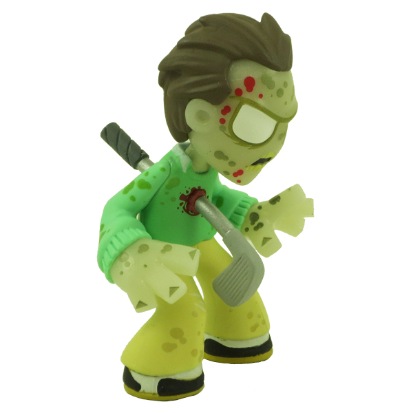 Funko Mystery Minis Vinyl Figure - The Walking Dead - Series 3 - WALKER GOLF CLUB (Glow - Impaled)