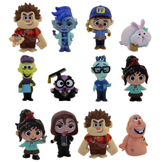 Funko Mystery Minis Vinyl Figures Ralph Breaks The Internet Set Of 12 - legend of roblox toy set includes legends of roblox set roblox series 2 mystery box blind bag figure