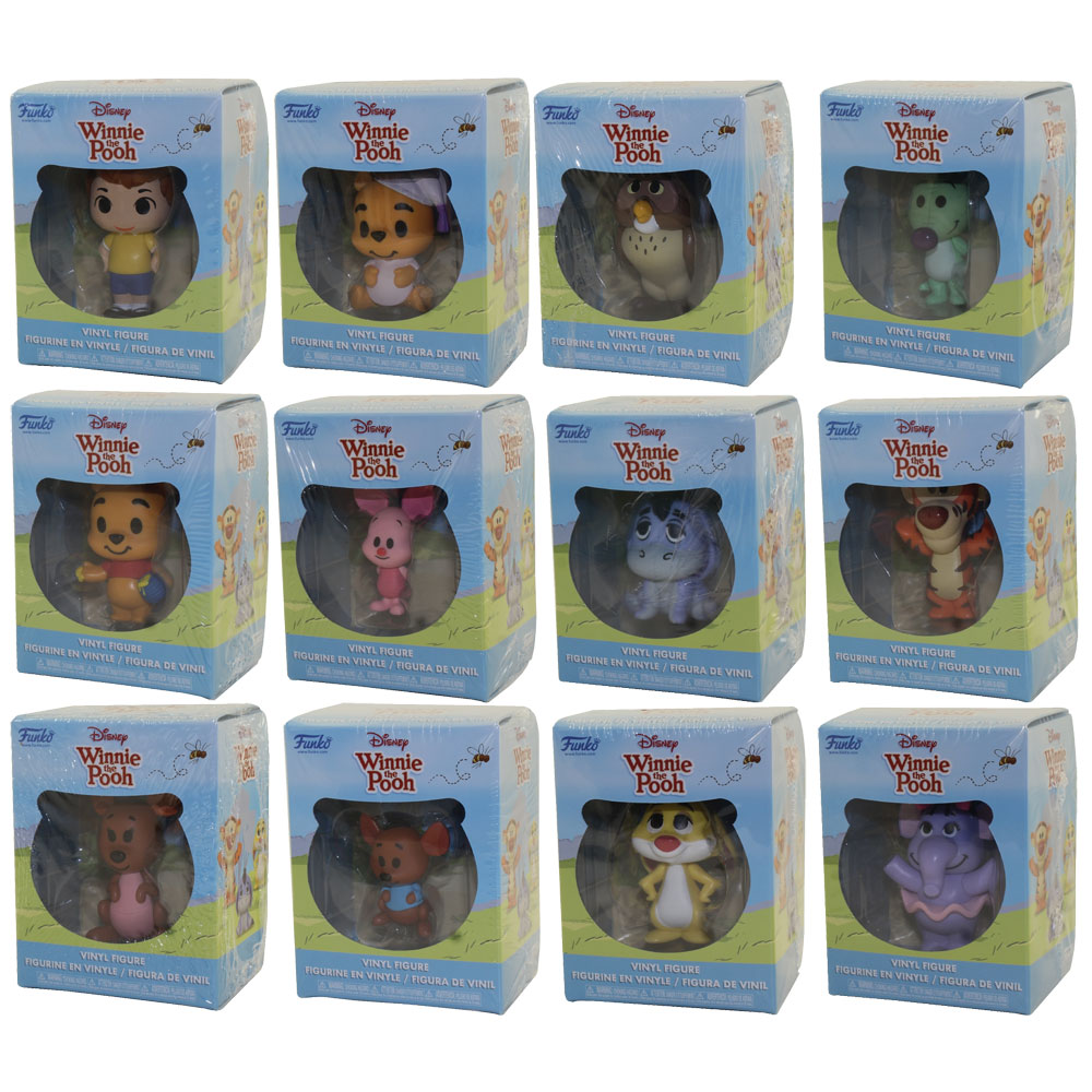 Funko Mini Vinyl Figures - Disney's Winnie the Pooh - SET OF 12 (Eeyore, Piglet, Kanga, Roo, Owl +7)