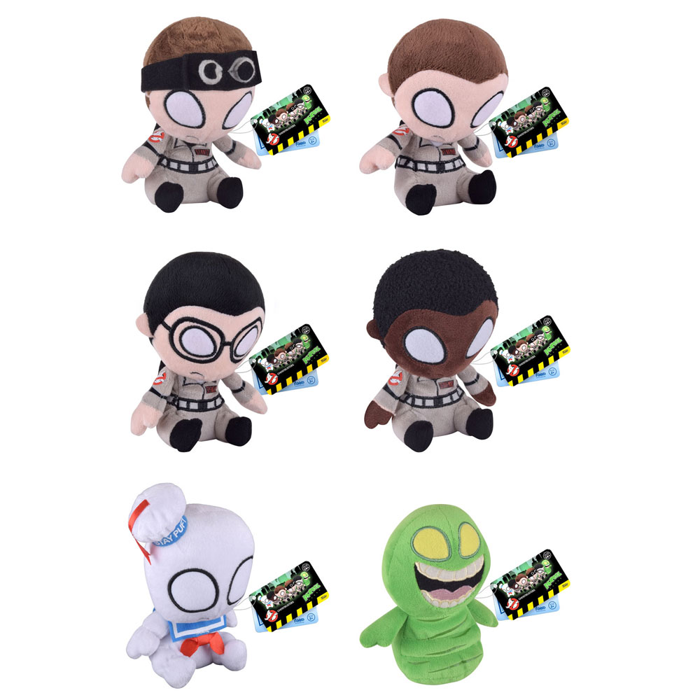 Funko Mopeez Plush Figures - Ghostbusters - SET OF 6 (Slimer, Stay Puft, Venkman, Stantz, Spengler &