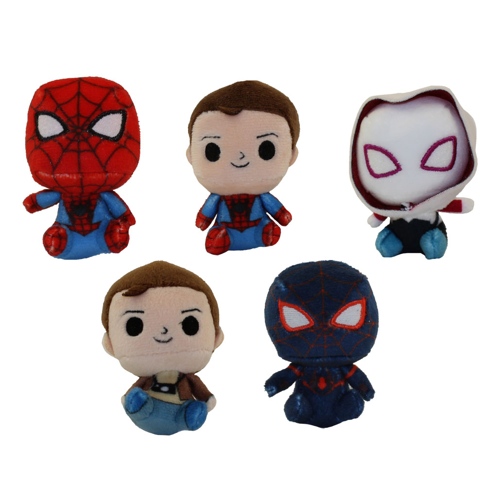 Funko Mystery Mini Plushes - Spider-Man Series 1 - SET OF 5 HEROES