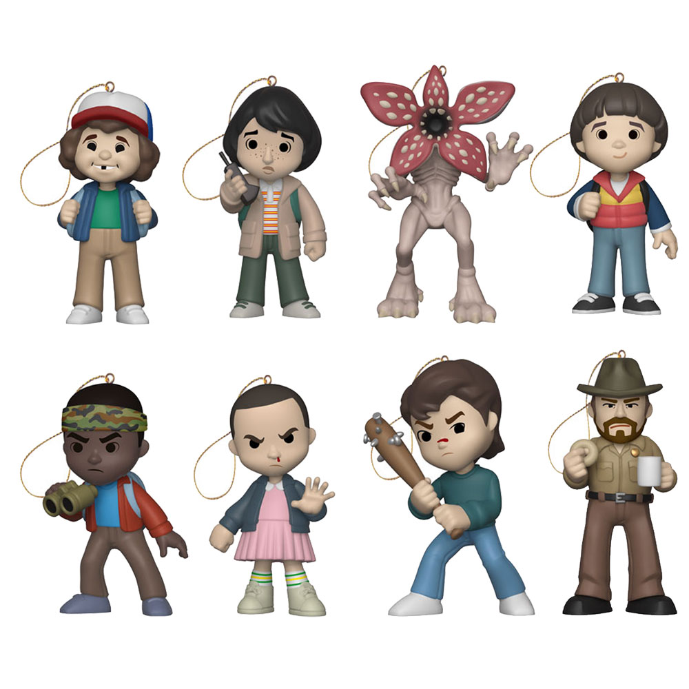 Funko Ornaments - Stranger Things - SET OF 8 (Dustin, Mike, Will, Lucas, Eleven, Jim +2)