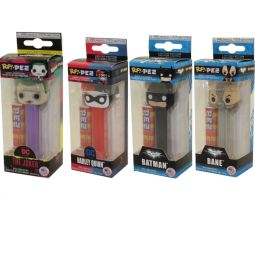 Funko POP! PEZ Dispensers - DC Comics S1 - SET OF 4 (Batman, Joker, Harley & Bane)