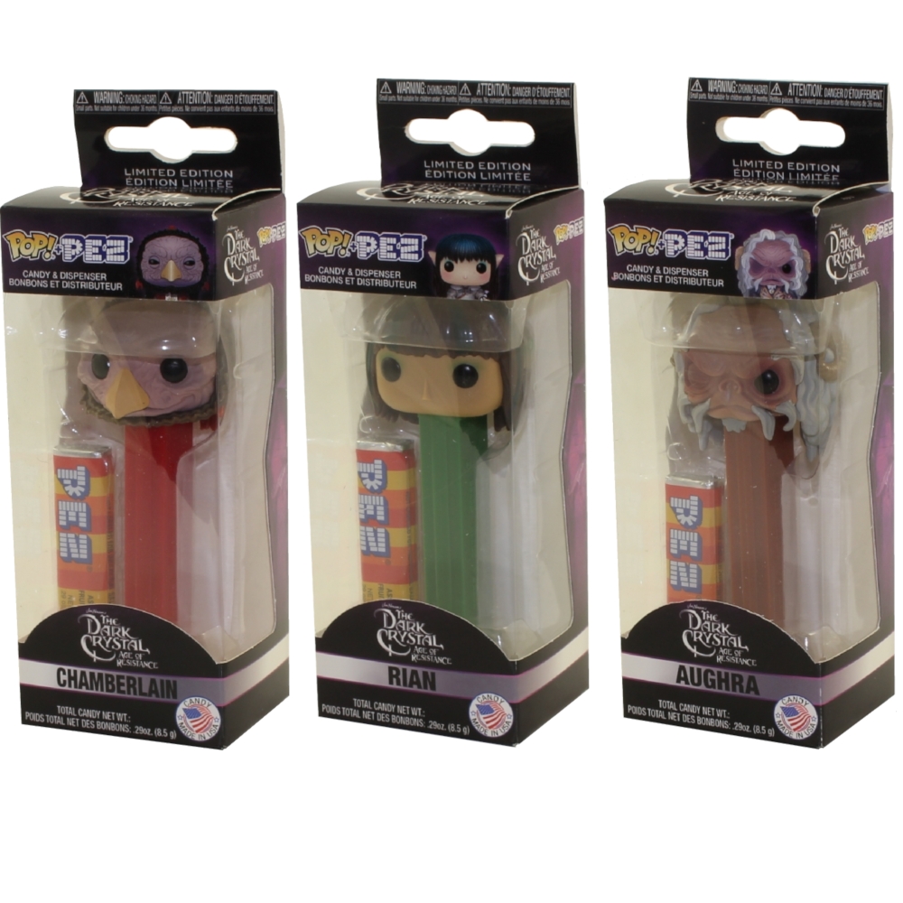 Funko POP! PEZ Dispensers - The Dark Crystal - SET OF 3 (Rian, Aughra & Skeksis)