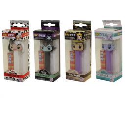 Funko POP! PEZ Dispensers - Disney Villains - SET OF 4 (Ursula, Maleficent, Cruella & Evil Queen)