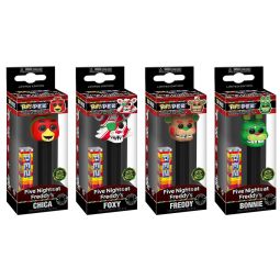 Funko POP! PEZ Dispensers - Five Nights at Freddy's Holiday - SET OF 4 (Chica, Bonnie, Foxy +1)