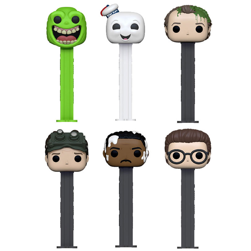 Funko POP! PEZ Dispensers - Ghostbusters - SET OF 6 (Slimer, Peter, Winston, Stay Puft +3)