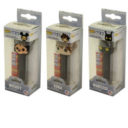 Funko POP! PEZ Dispensers - Kingdom Hearts S1 - SET OF 3 (Mickey, Sora & Heartless)