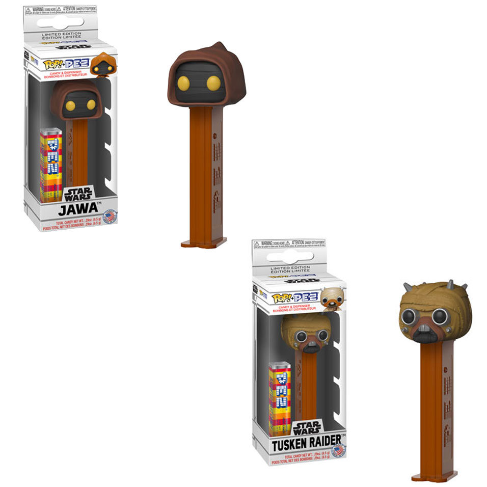 Funko POP! PEZ Dispensers - Star Wars S2 - SET OF 2 (Tusken Raider & Jawa)